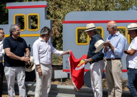 INAUGURAÇÃO DE ELEMENTO ESCULTÓRICO HOMENAGEIA PRESENÇA DA FERROVIA EM LOULÉ