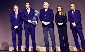 PRESIDENTE RUI CRISTINA FOI A MATOSINHOS  RECEBER O TROFÉU DE CIDADE EUROPEIA DO DESPORTO
