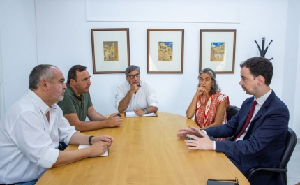 SAÚDE | Presidente da Câmara Municipal de Moura recebeu novo Presidente do Conselho de Administração da ULSBA 
