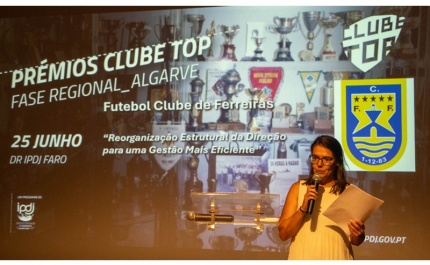 Cerimónia regional dos «Prémios CLUBE TOP - Medida Mérito», no IPDJ