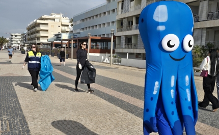 Quarteira limpa o ambiente a cada passo
