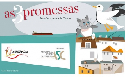 Associação Sénior Castrense apresenta espetáculo intergeracional «As 3 Promessas» no Cineteatro Municipal de Almodôvar