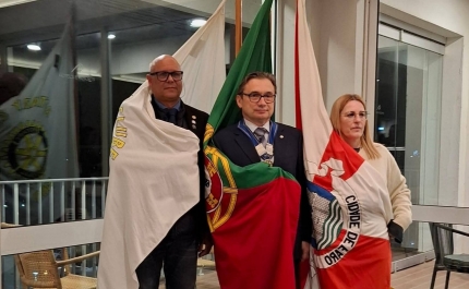 Rotary homenageia excelência: Maestro Pablo Urbina e Dra. Carla Mendonça distinguidos em Faro