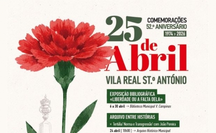 Vila Real de Santo António celebra o 52.º aniversário do 25 de Abril