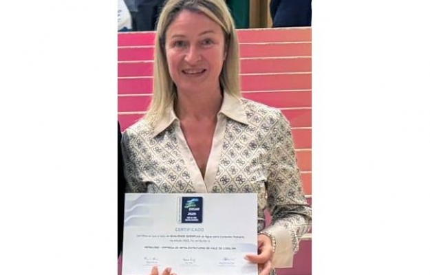 Infralobo distinguida com Selo de Qualidade Exemplar da Água para Consumo Humano 2025