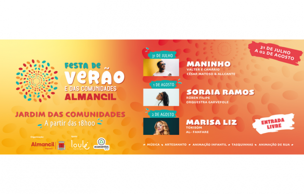 Festa de Verão e das Comunidades de Almancil regressa com grandes concertos, artesanato e gastronomia