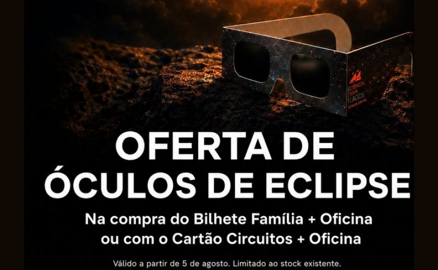 Esgotados óculos gratuitos para observação do eclipse solar total