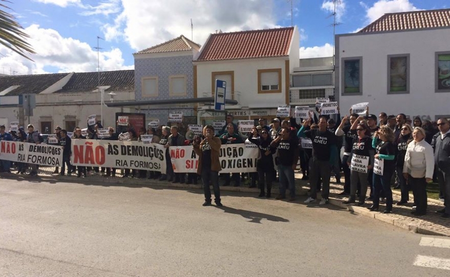 Opositores às demolições na Ria Formosa pedem ao Governo que clarifique processo