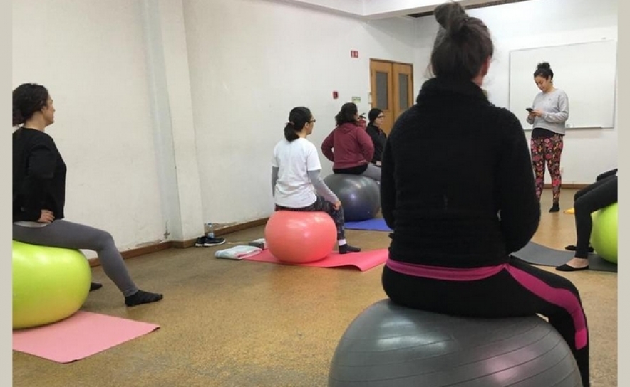 Programa 3 em Linha – Atividade física no local de trabalho – Aulas de Pilates