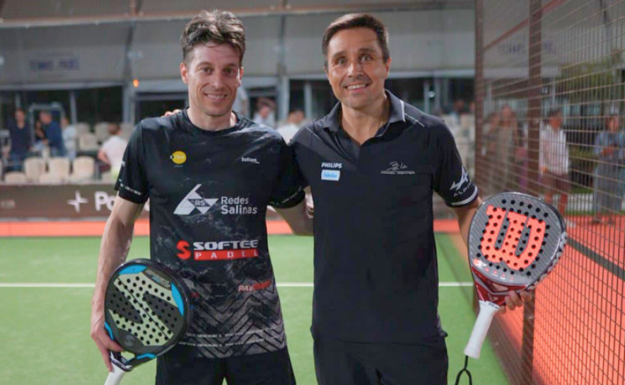 Chico Gomes e Belasteguin - finalistas