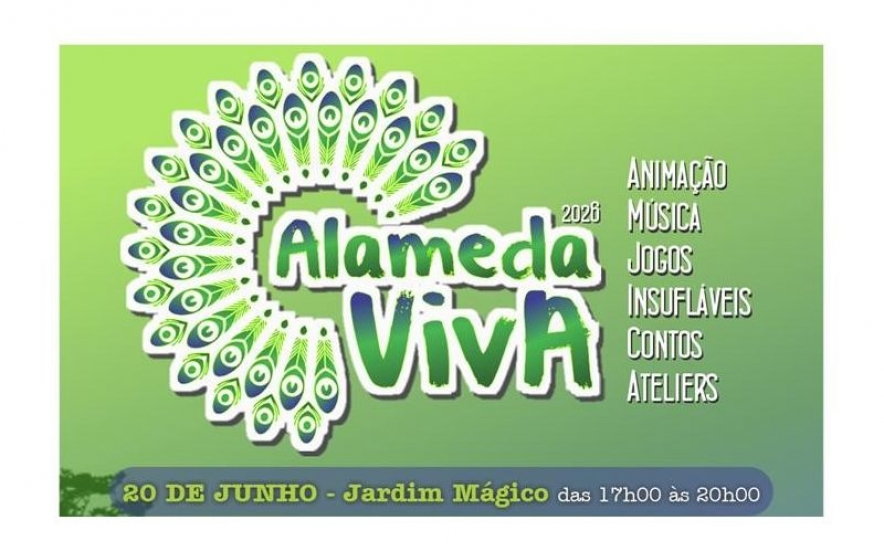 ALAMEDA VIVA CONVIDA FAMÍLIAS A ENTRAR NUM JARDIM MÁGICO ESTE SÁBADO