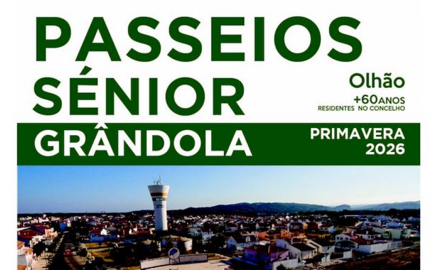 Está a chegar mais uma edição dos Passeios Sénior de Primavera