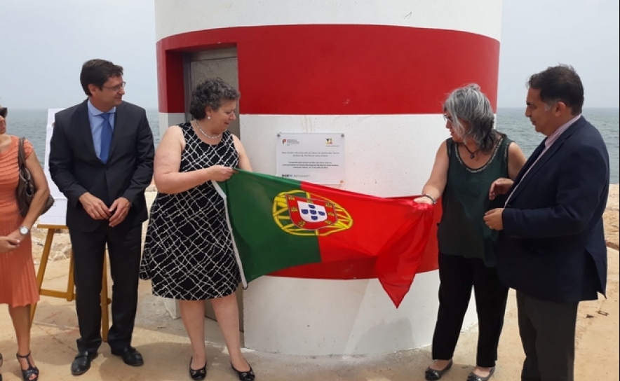Ministra do Mar inaugura novo Farolim e Reconstrução da Cabeça do Quebra-mar da barra de Vila Real de Santo António