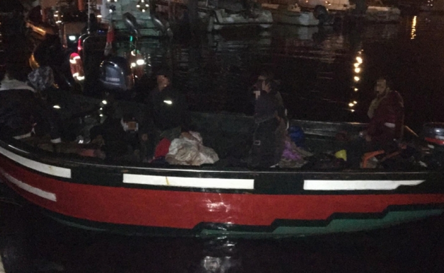 Polícia Marítima intercetou junto a Olhão embarcação com 11 imigrantes ilegais