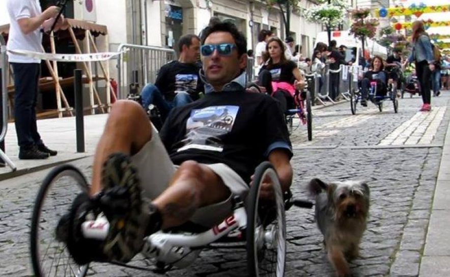 De Viana a Faro em Bicicleta adaptada