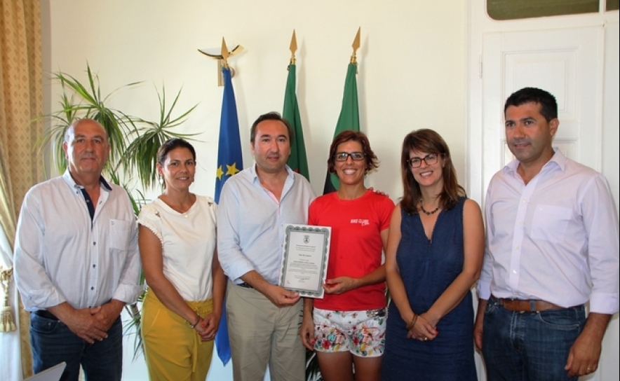 Município de São Brás de Alportel atribui voto de louvor a Irina Coelho, campeã da Taça Regional do Algarve XCO/BTT 2018
