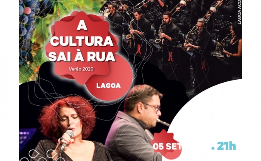 A Cultura Sai À Rua - Verão 2020 | 05 de Setembro | «Orquestra de Jazz do Algarve convida Maria Anadon»