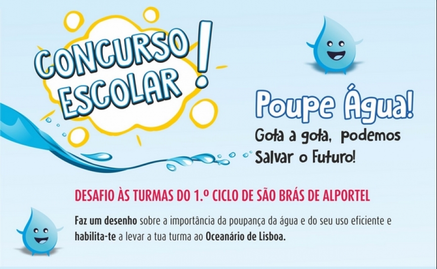 Município de São Brás de Alportel desafia alunos do 1.º ciclo para concurso sobre poupança de água