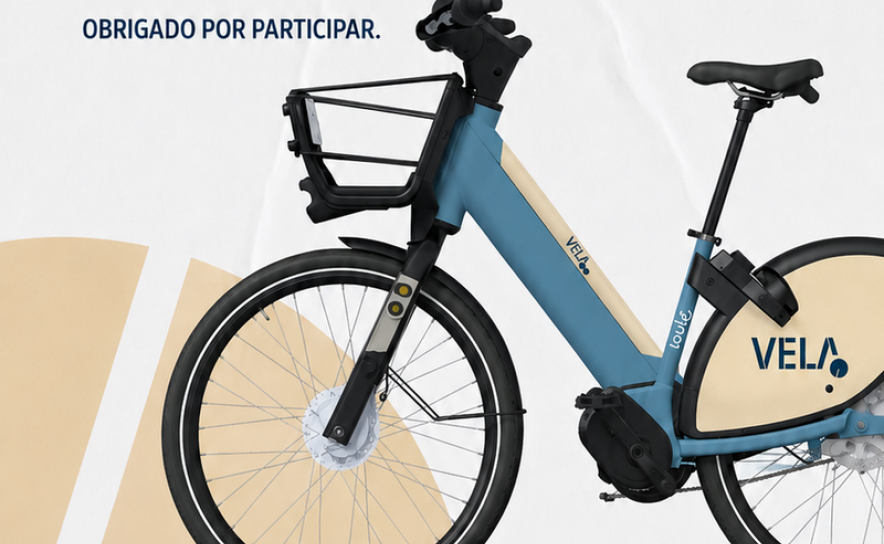 JÁ FOI ESCOLHIDA A COR DAS BICICLETAS VELA
