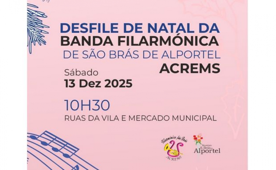 Desfile de Natal 2025 - Banda Filarmónica de São Brás de Alportel
