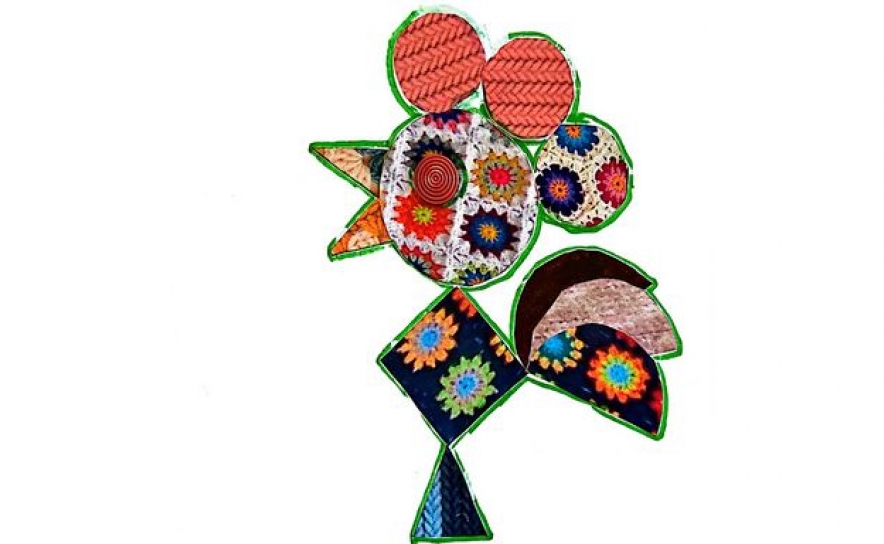 Trabalho executado pela comunidade local alusivo ao tema do concerto Trabalho executado pela comunidade local alusivo ao tema do concerto