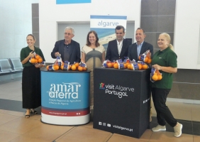 DRAP Algarve promove laranja algarvia no Aeroporto Gago Coutinho