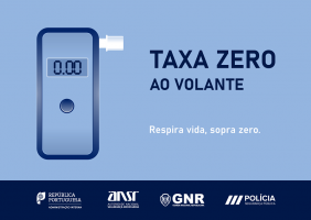Campanha «Taxa Zero ao Volante» na estrada a partir de terça-feira