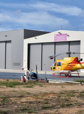 AMPLIAÇÃO DA BASE DE HELICÓPTEROS EM SERVIÇO PERMANENTE DE LOULÉ VAI SER INAUGURADA