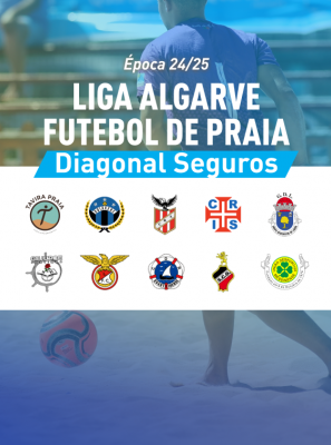 Liga Algarve Futebol de Praia | Diagonal Seguros terá 10 clubes e será a mais participada de sempre