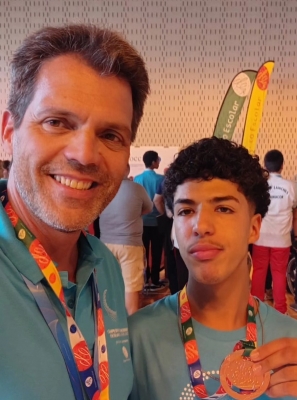 Aluno do AEFFL alcança o 3º lugar nos Campeonatos Nacionais de Desporto Escolar