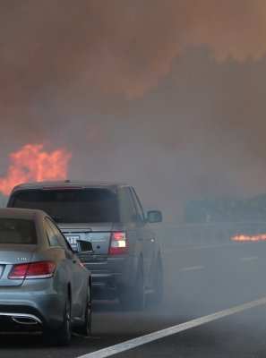 Brisa cria plano com recomendações aos condutores surpreendidos por incêndios