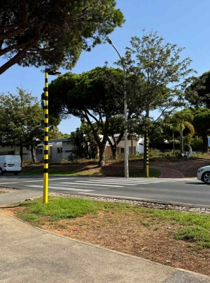 Inframoura instala Passadeira Inteligente na Estrada de Quarteira para reforçar Segurança Rodoviária