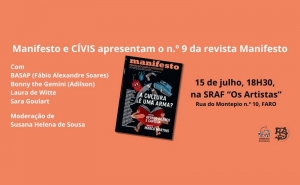 Apresentação do n.º 9 da revista Manifesto em Faro
