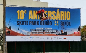 O Skate Park de Olhão, celebra o 10º aniversário no próximo dia 31 de janeiro