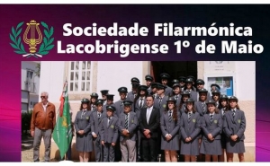 Banda da Sociedade Filarmónica Lacobrigense 1º de Maio com a Banda Rock IRIS
