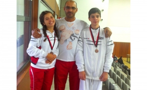 Duplo bronze para karatecas  olhanenses no Torneio das Vindimas