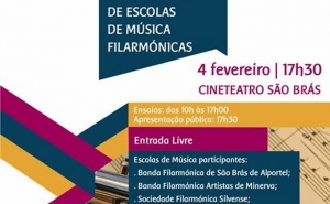 Cineteatro São Brás acolhe II Encontro de Escolas de Música Filarmónicas