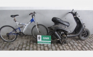 GNR de Faro recupera velocípede e ciclomotor