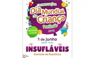 Dia da Criança comemora-se no centro de Portimão com 10 horas de insufláveis gratuitos
