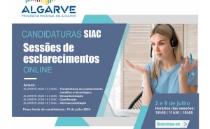 CANDIDATURAS SIAC (Sistema de Apoio a Ações Coletivas) SESSÕES DE ESCLARECIMENTOS ONLINE