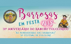 O Rancho Folclórico As Mondadeiras das Barrosas comemora o seu 31º Aniversário nos próximos dias 27, 28 e 29 de Julho