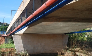 Município de Silves terminou as obras da passagem das infraestruturas de água e saneamento pela Ponte Rodoviária de Silves