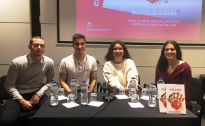 Alunos da Secundária Pinheiro e Rosa apresentam: o livro «Rostos de Guerra»