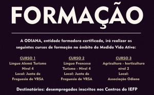 Odiana já está a dar formação no território