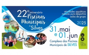 PISCINAS MUNICIPAIS DE SILVES ASSINALAM 22.º ANIVERSÁRIO COM ATIVIDADES AQUÁTICAS E AULAS DE GRUPO 