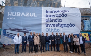 Já começou em Olhão a obra  do futuro HUB Azul do Algarve