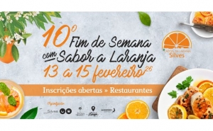 INSCRIÇÕES DE RESTAURANTES NO «10.º  FIM DE SEMANA COM SABOR A LARANJA» ABERTAS ATÉ 19 DE JANEIRO