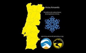 Portugal continental sob aviso amarelo devido às temperaturas baixas