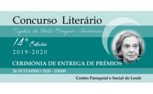 ENTREGA DE PRÉMIOS DA 14ª EDIÇÃO DO CONCURSO LITERÁRIO SOPHIA DE MELLO BREYNER ANDRESEN