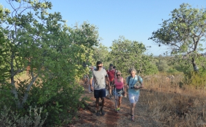 Passeio Pedestre Guiado ao Entardecer na Rocha dos Soidos, no Geoparque Algarvensis